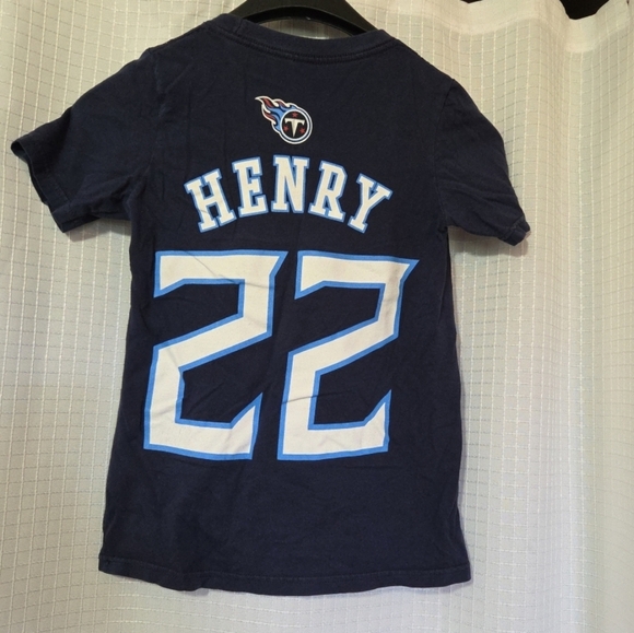 Tennessee Titans Derrick Henry NFL Shirt Boys S - Picture 3 of 4